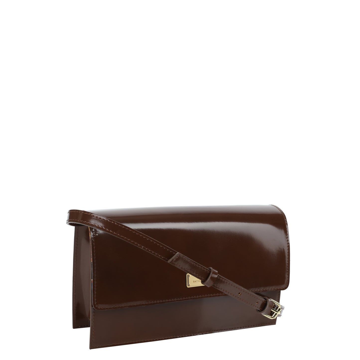 Elve Specchio Brown leather handbag