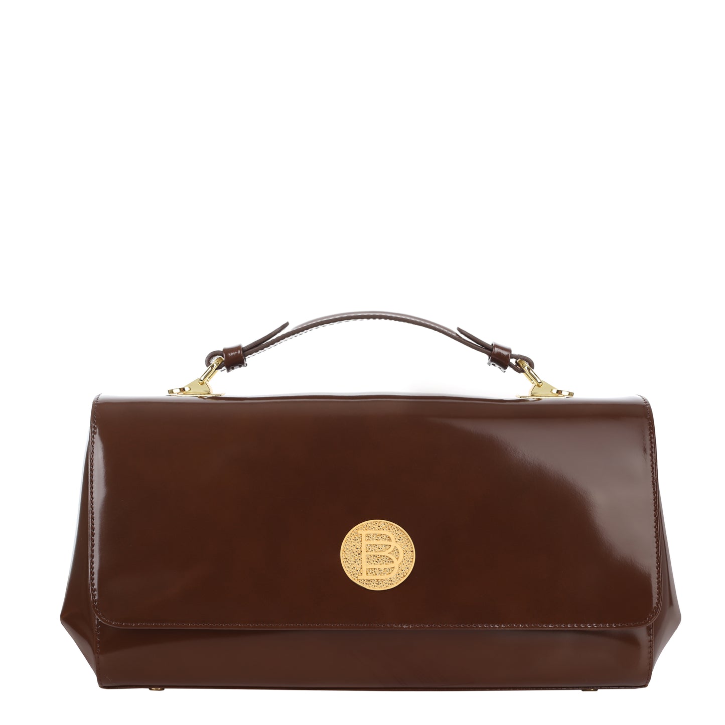 Unity Specchio Brown leather handbag