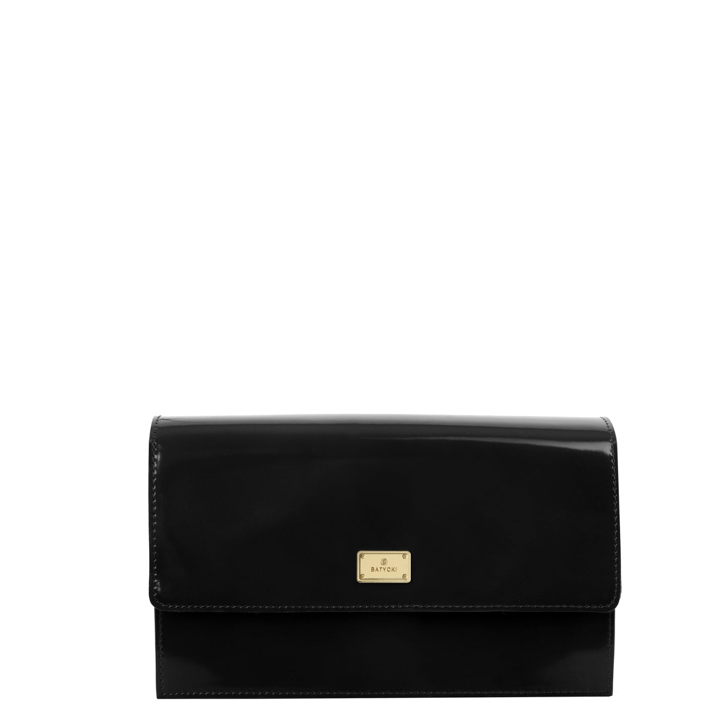 Elve Specchio Black leather handbag