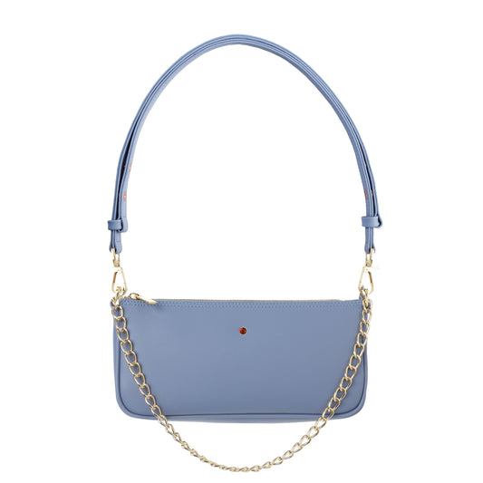 Harley Light Blue leather handbag