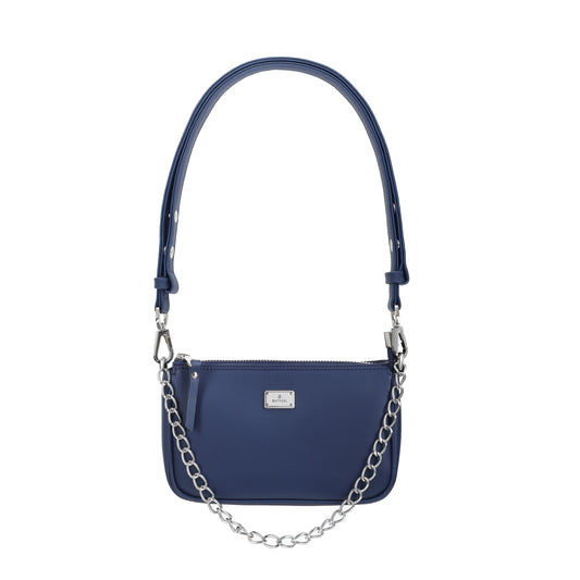 Bolso de mano mujer Harley Mini de piel azul marino