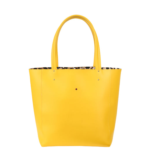 Torebka damska skórzana Baku Small napa yellow