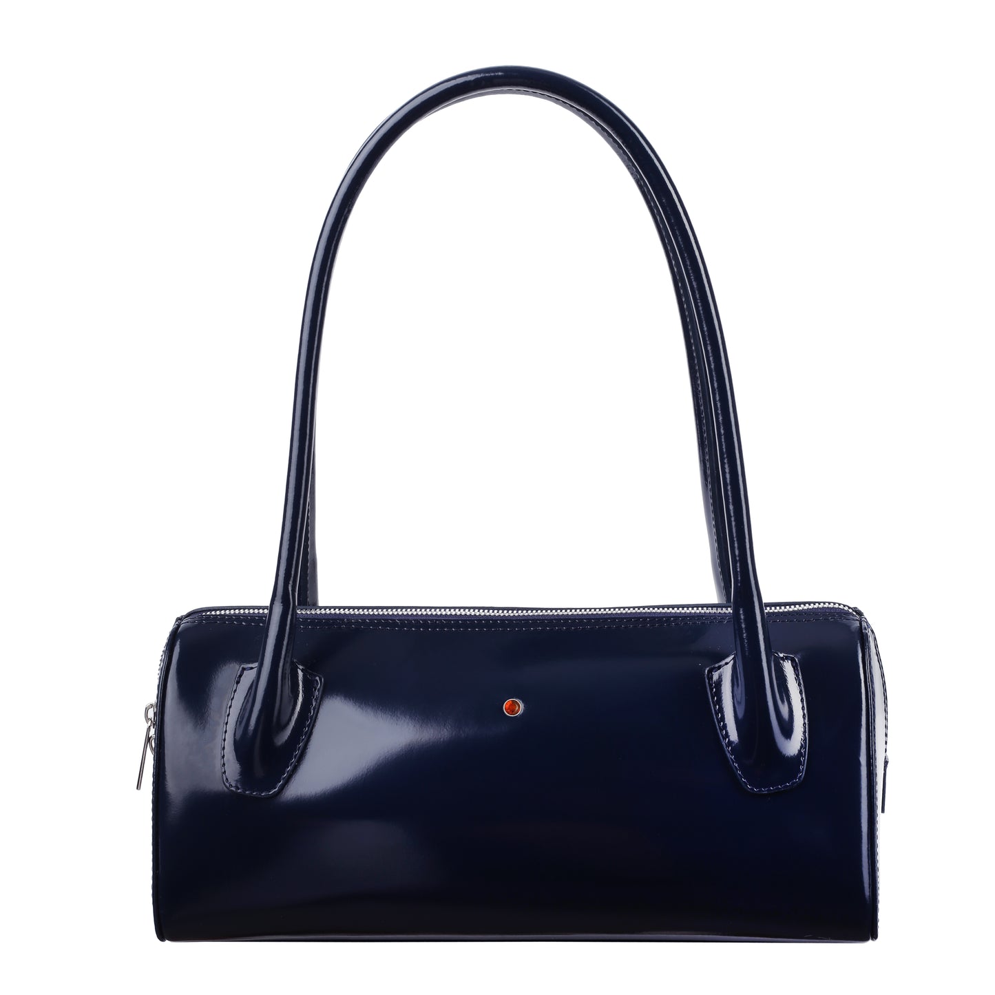 Women's leather bag Zouche specchio black