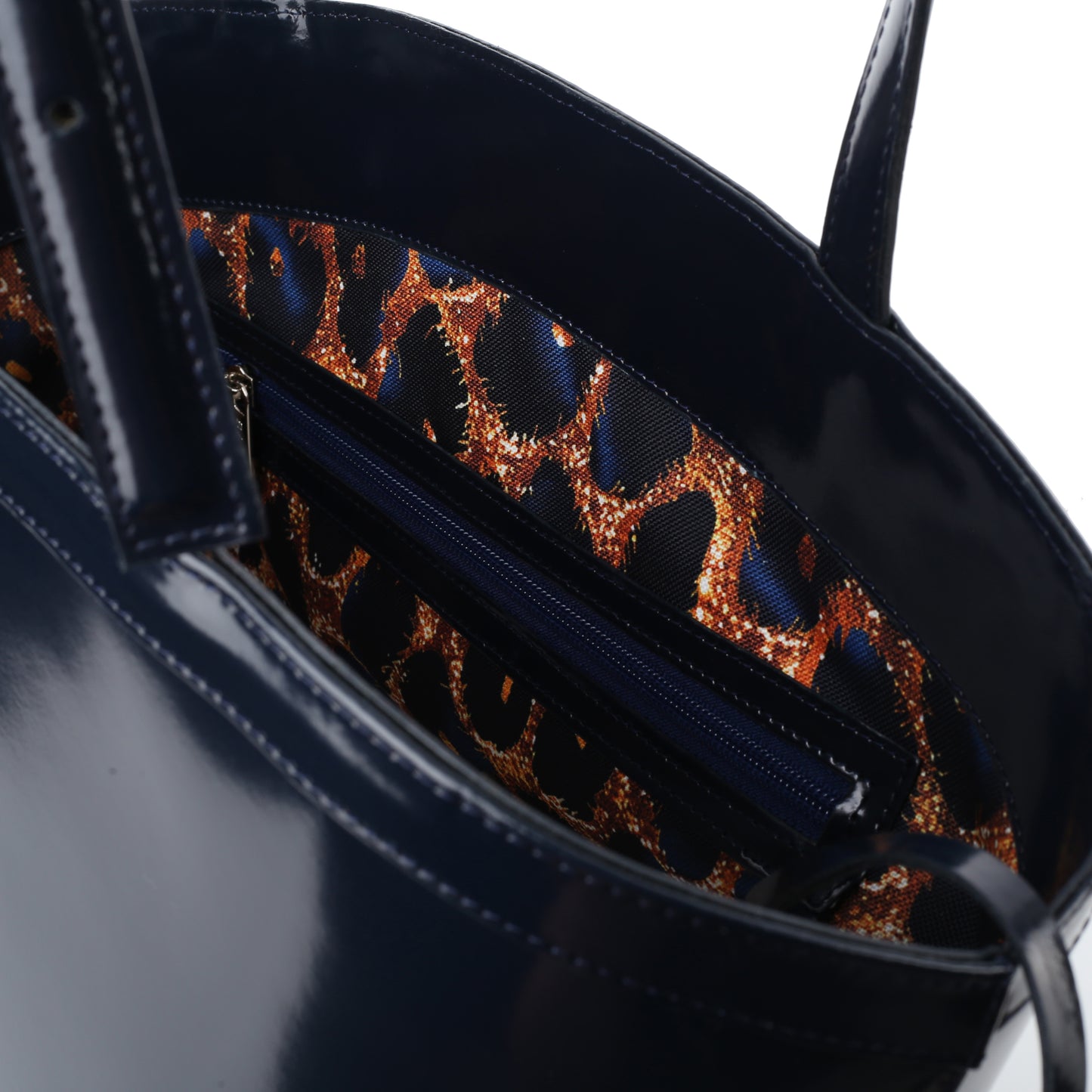 Torebka damska skórzana Chotte s specchio navy