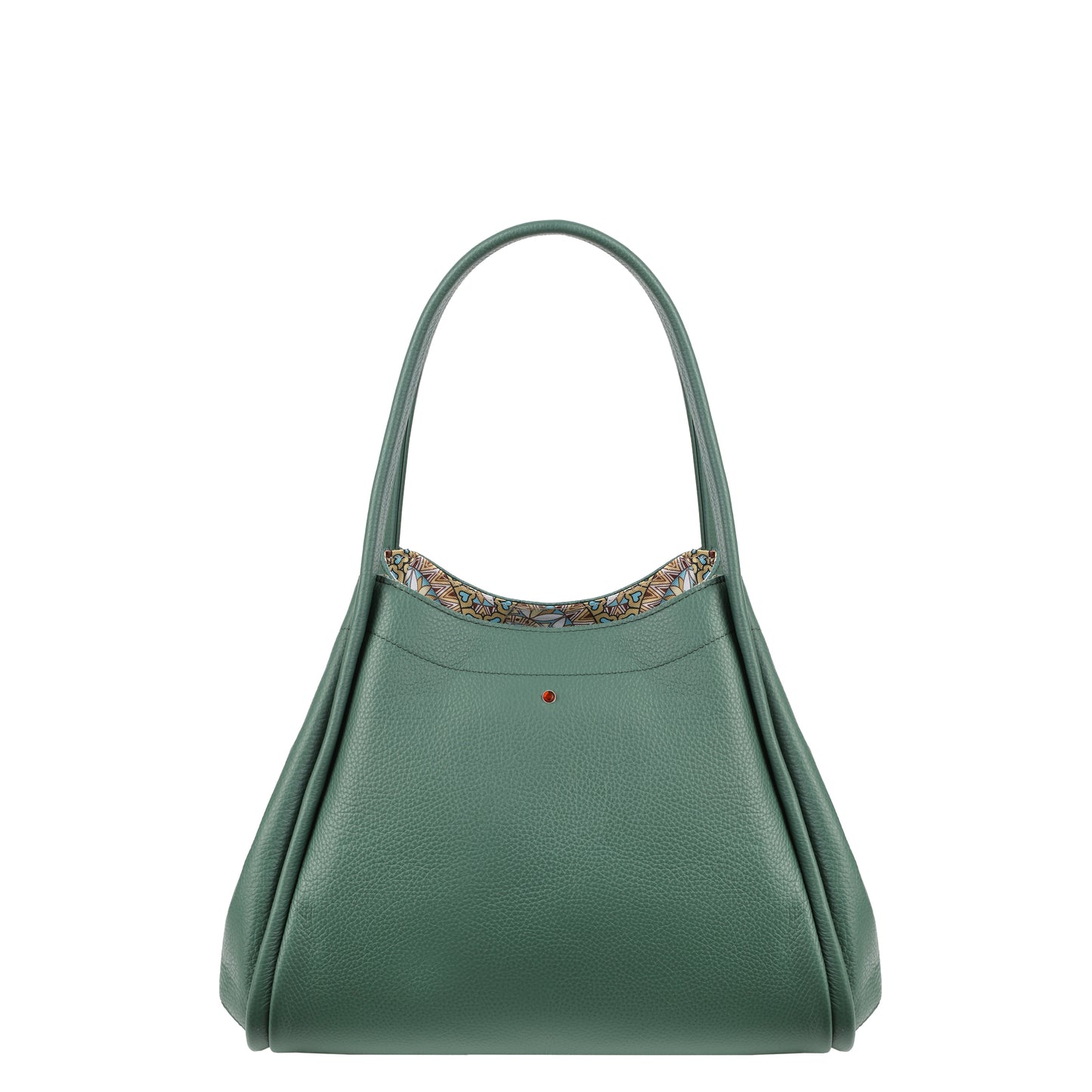 Torebka damska skórzana New Mamma small dolaro green