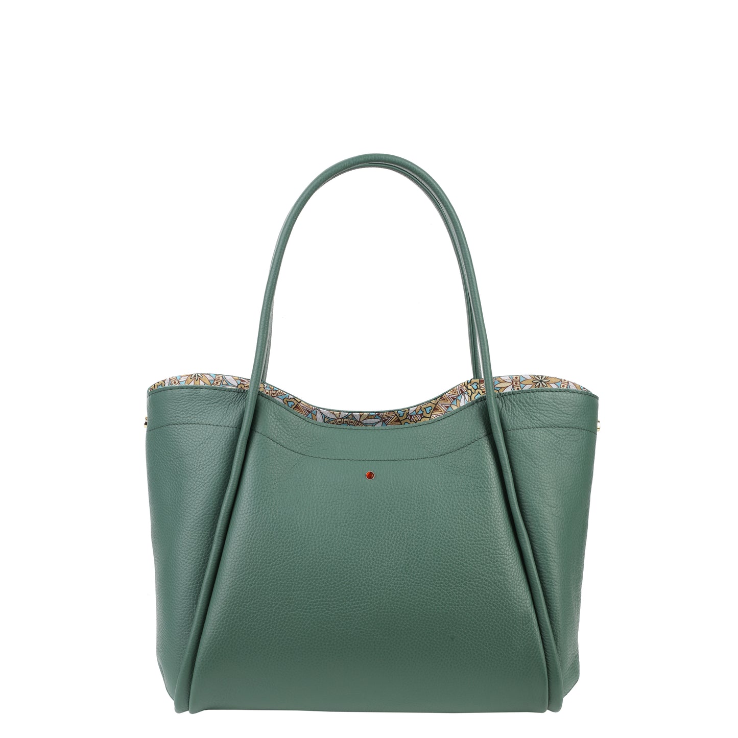 Torebka damska skórzana New Mamma small dolaro green