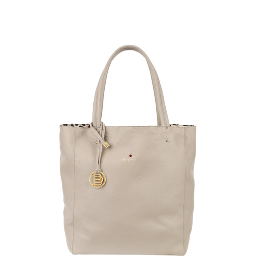 Women's leather bag Baku floter taupe