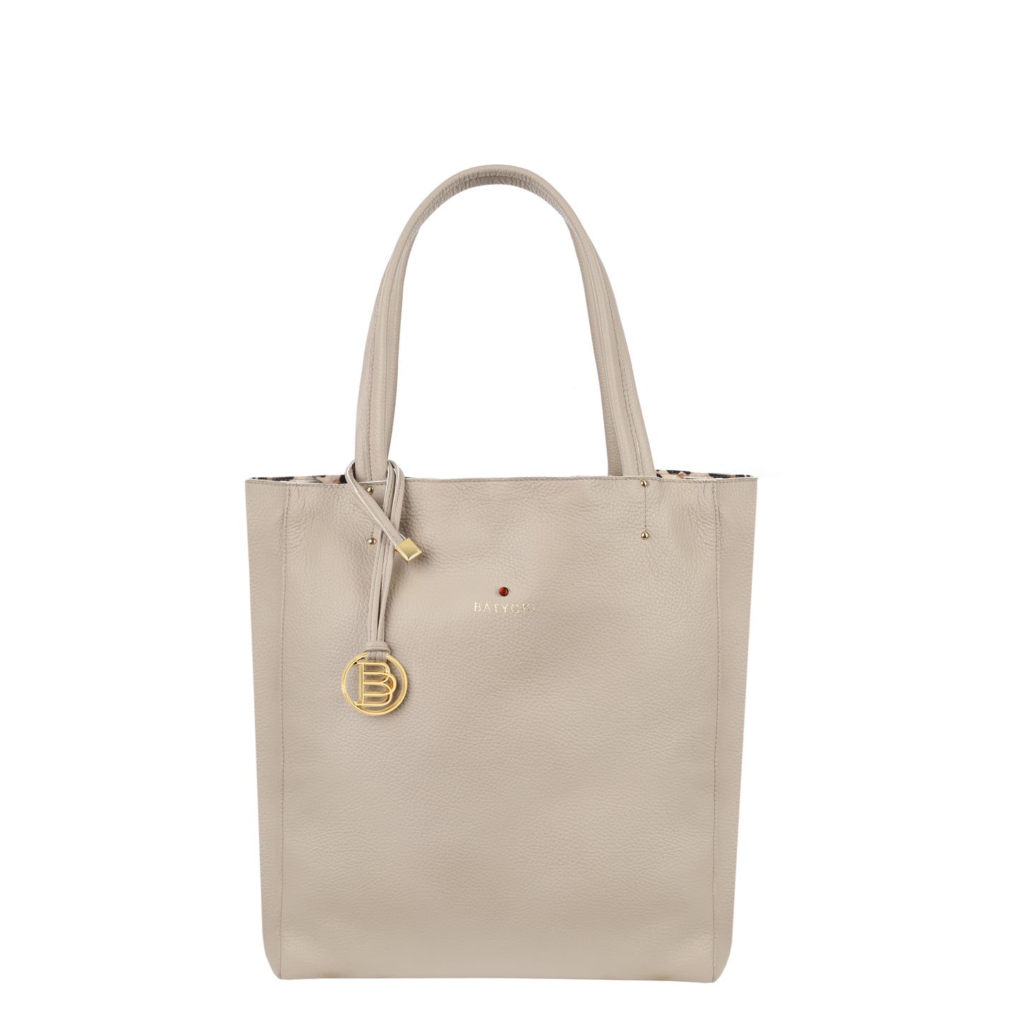 Damen-Ledertasche Baku Floter Taupe