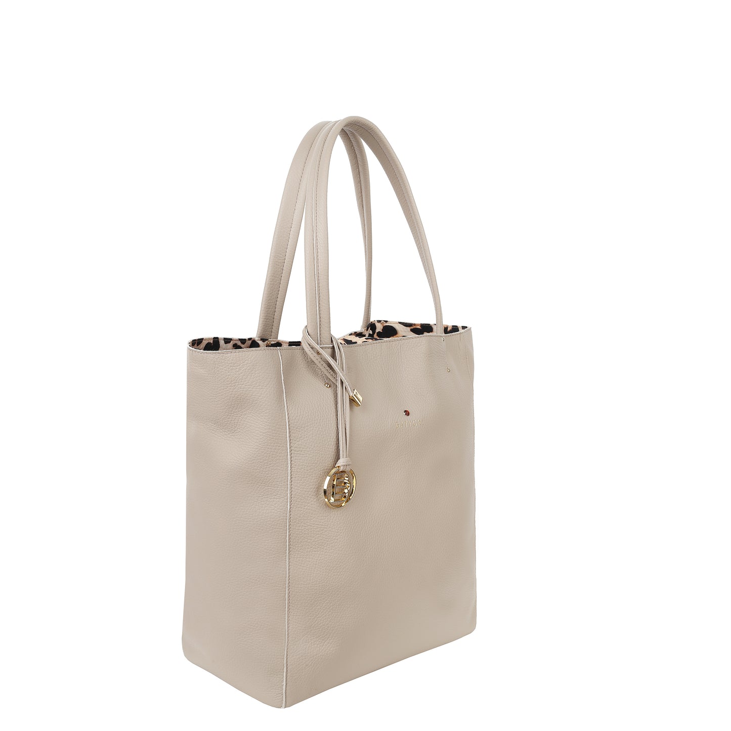Damen-Ledertasche Baku Floter Taupe