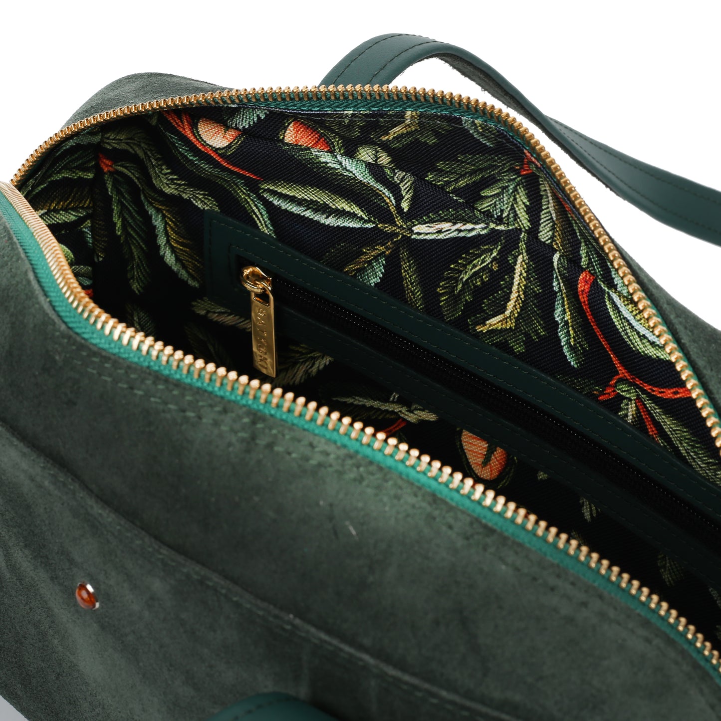 Draco Croco Black leather handbag