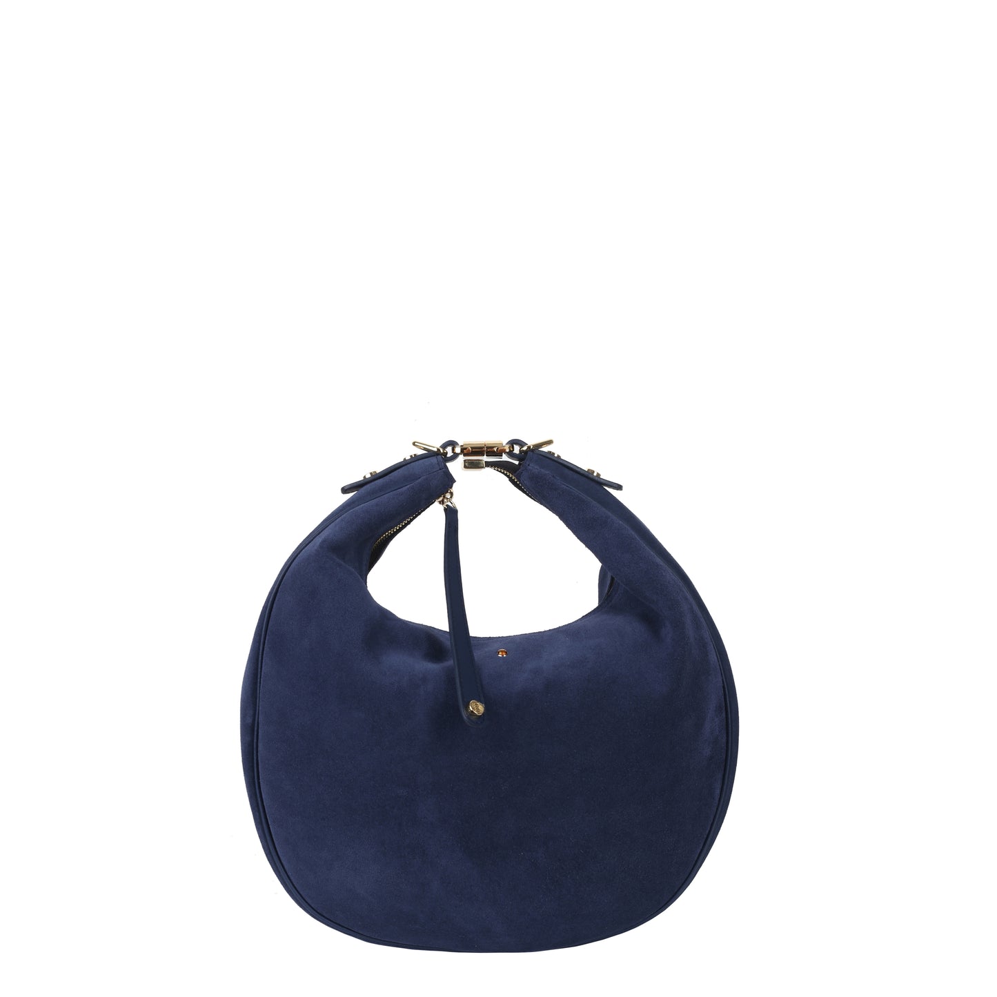 Torebka damska skórzana Draco small suede navy