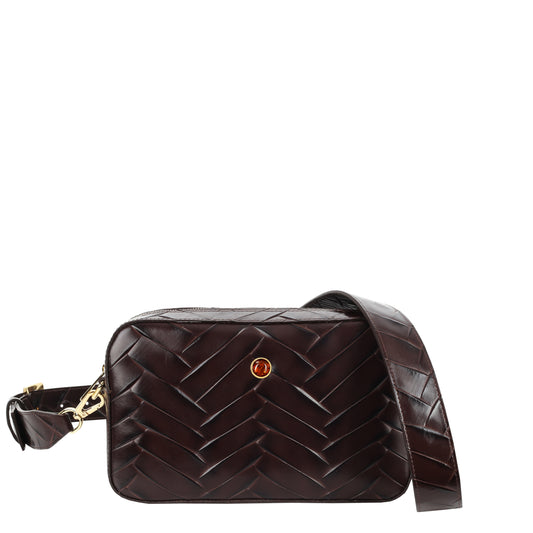 Alfie Damenhandtasche aus taupefarbenem Leder