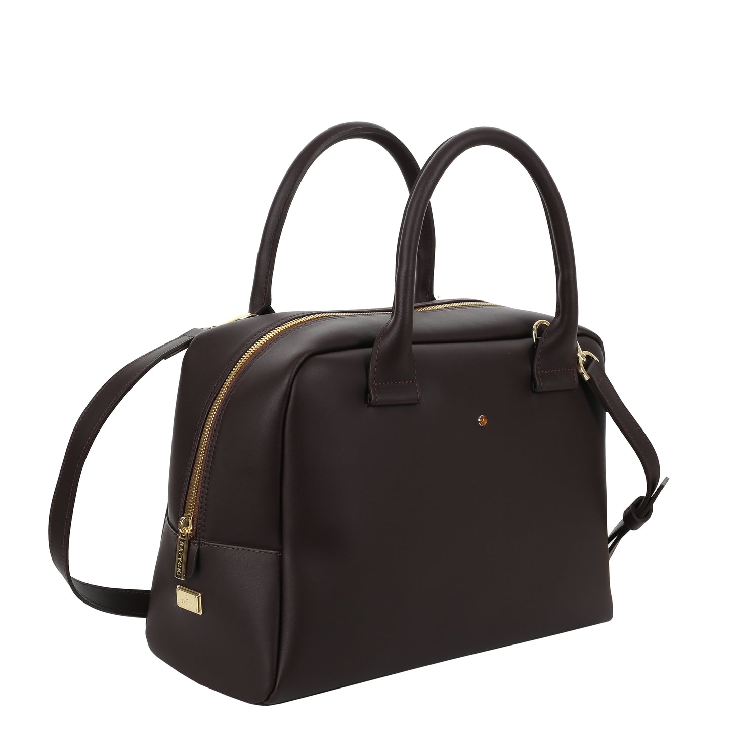 Torebka damska skórzana Filippa nappa brown