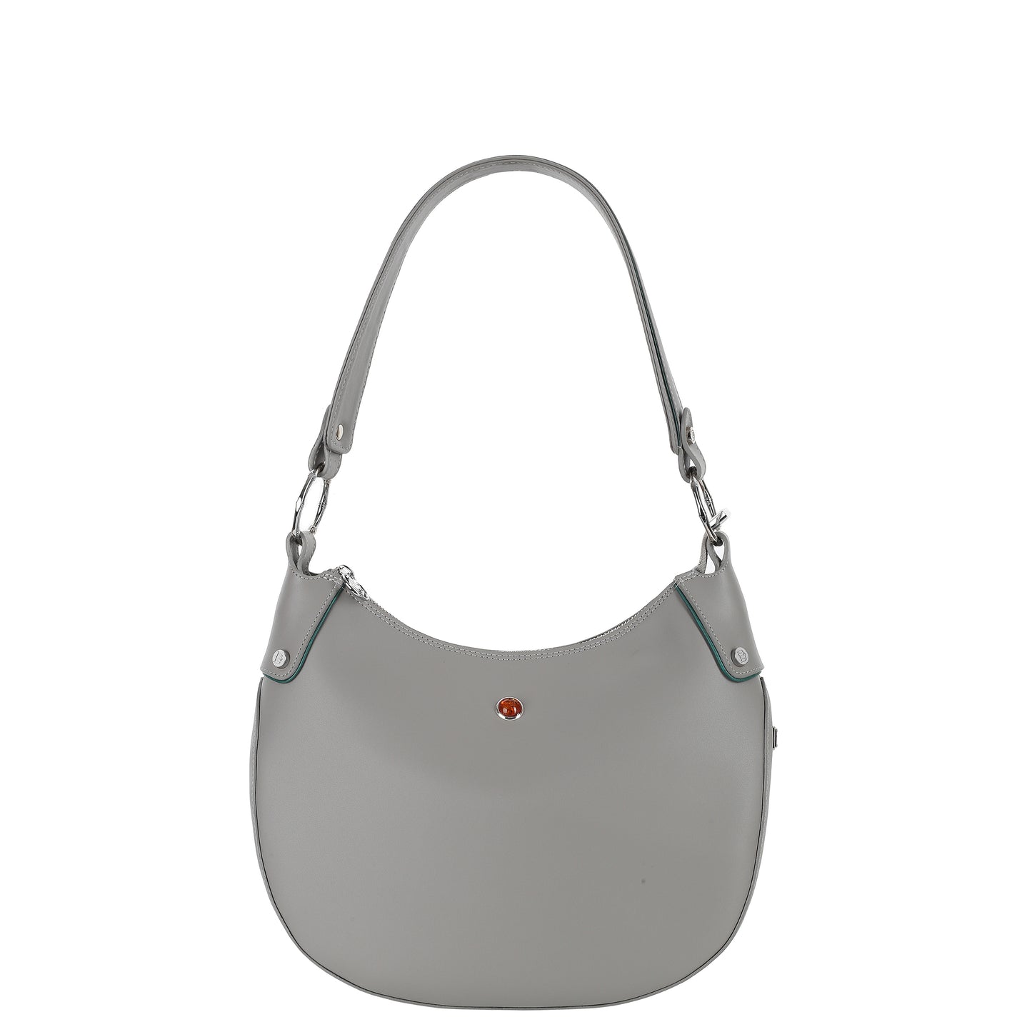 Torebka damska skórzana Sillari napa gray