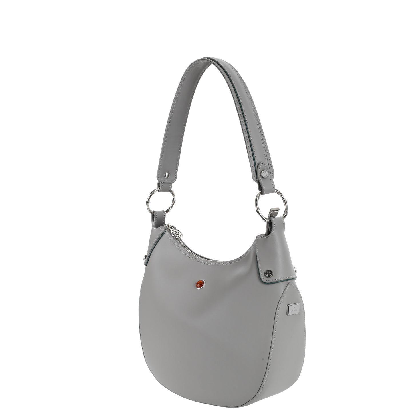 Torebka damska skórzana Sillari napa gray