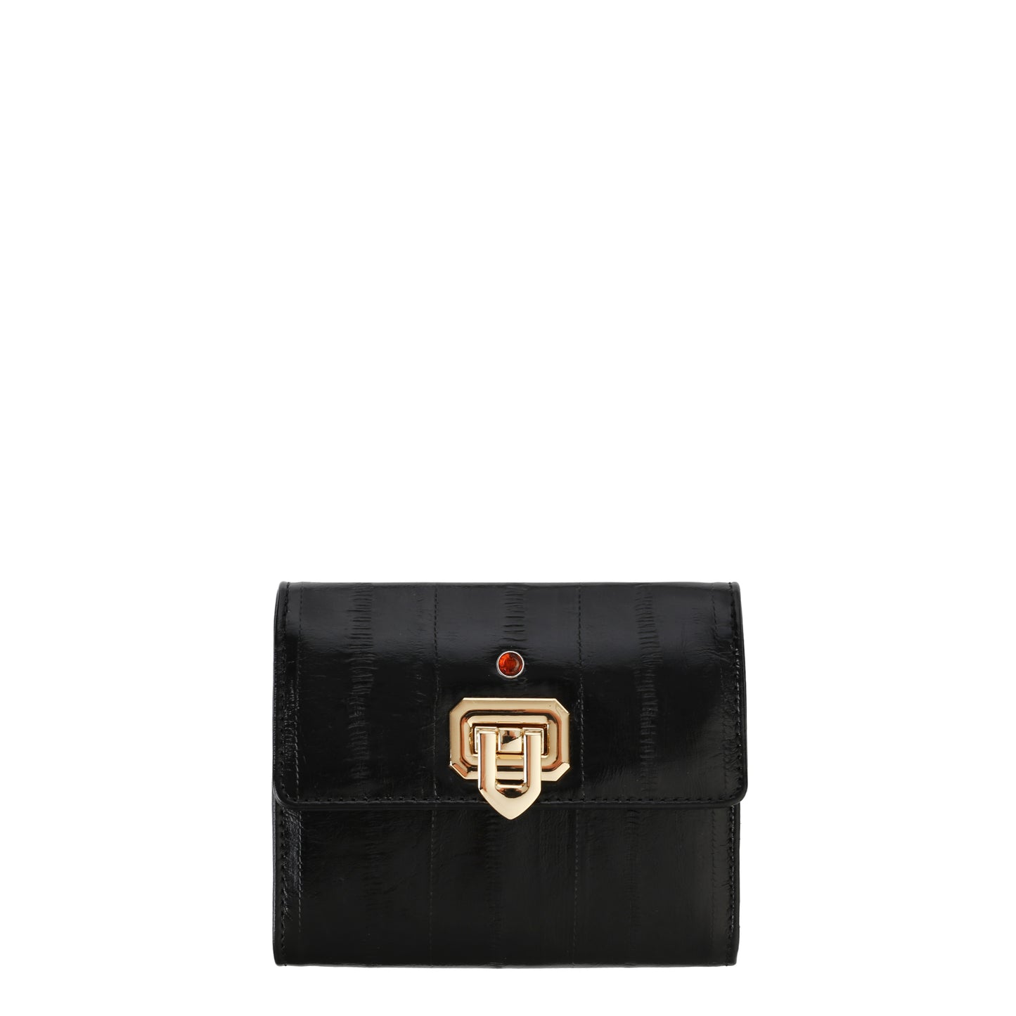 Portfel damski skórzany eel black