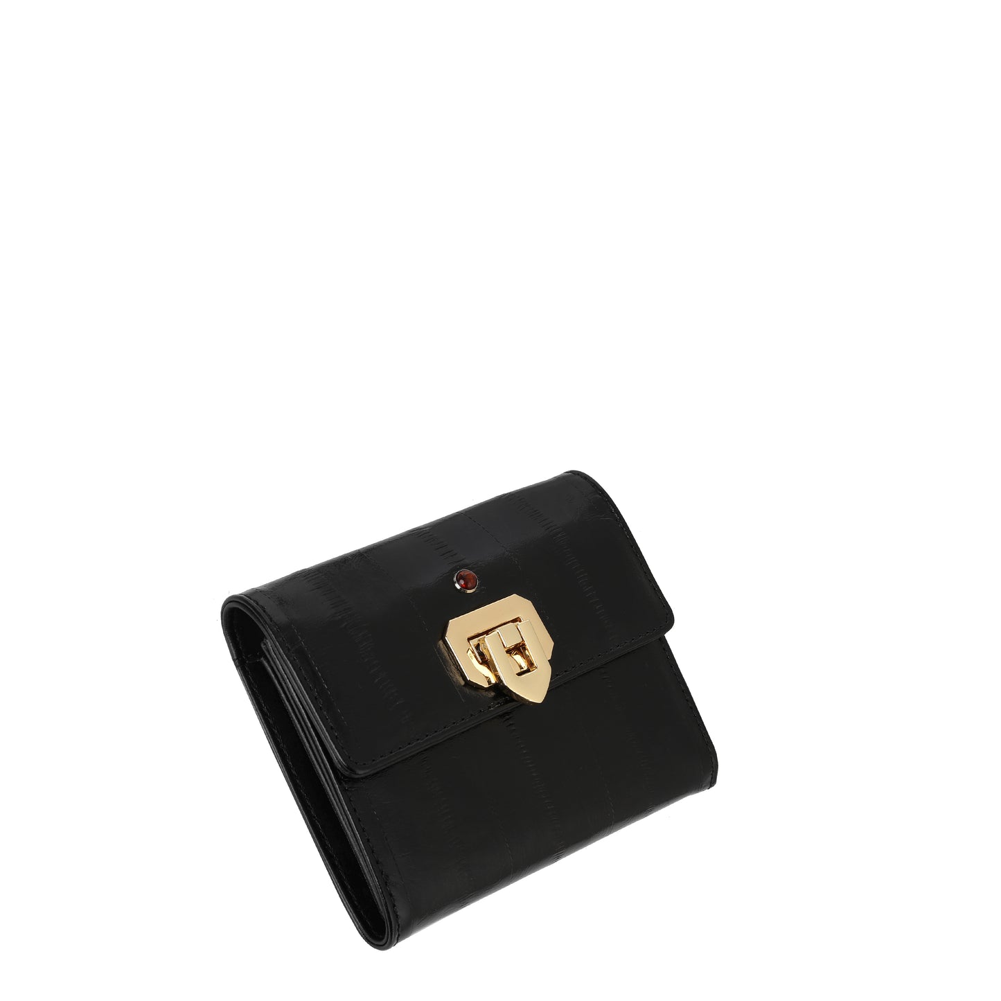 Portfel damski skórzany eel black