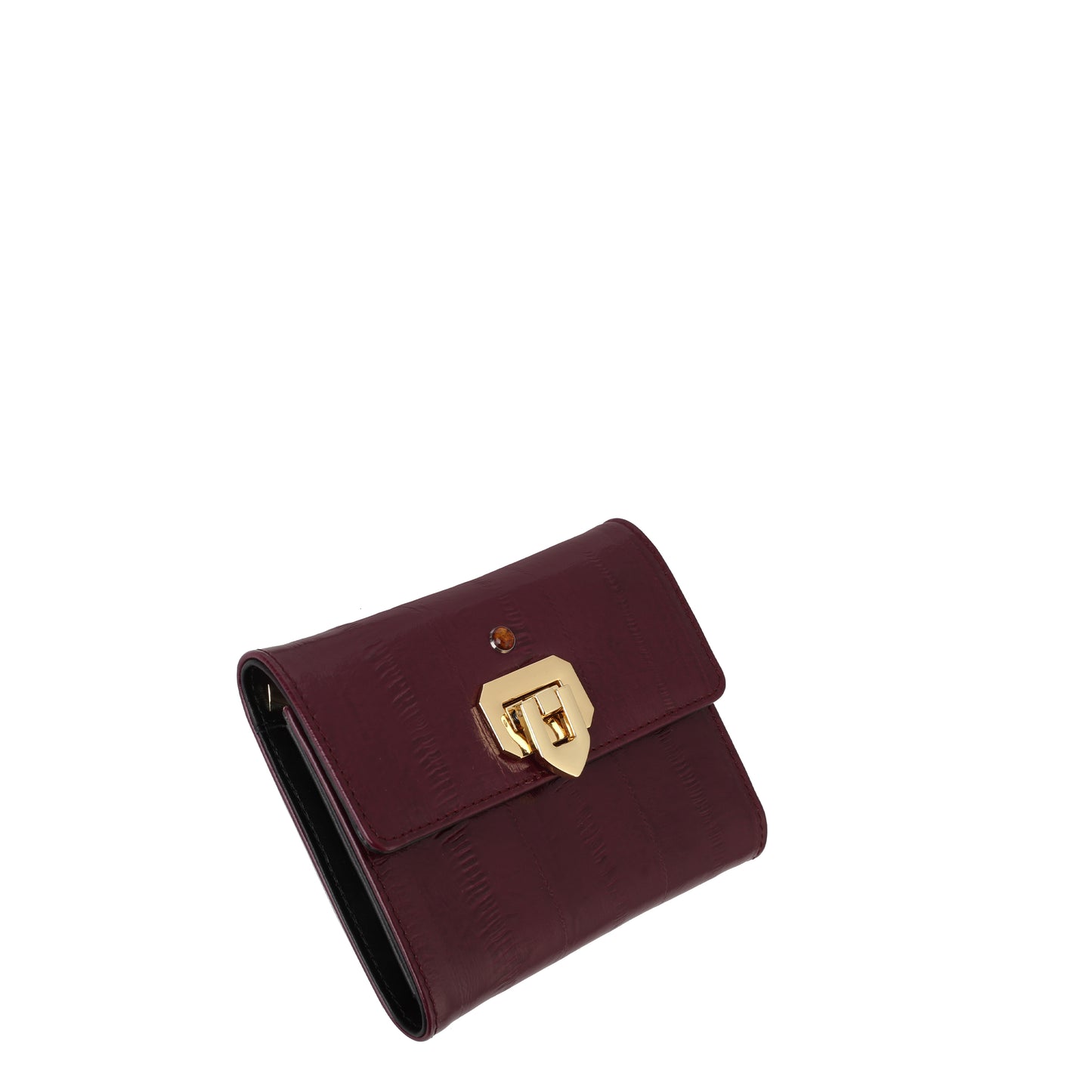 Portfel damski skórzany eel claret