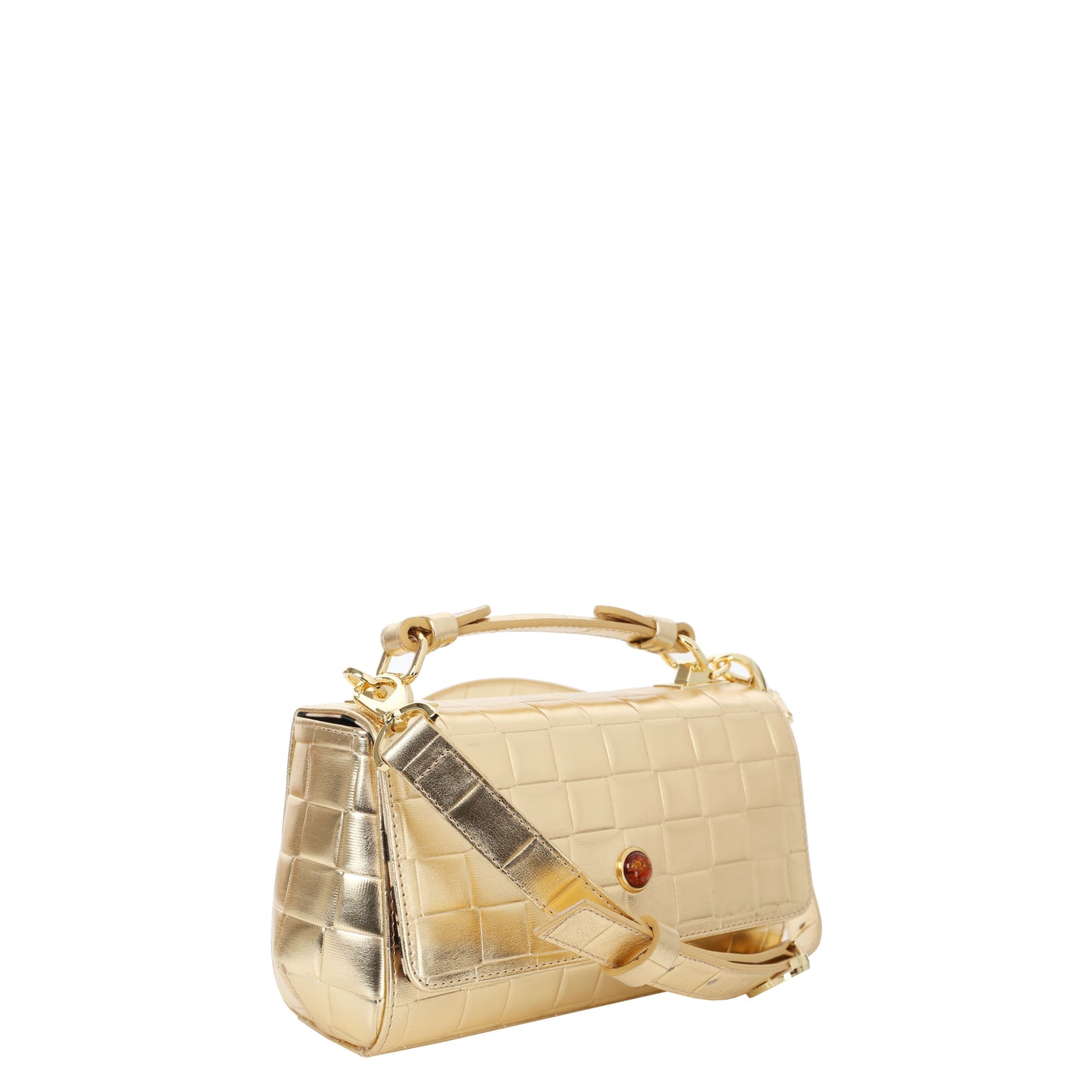 Torebka damska skórzana Gahari gold