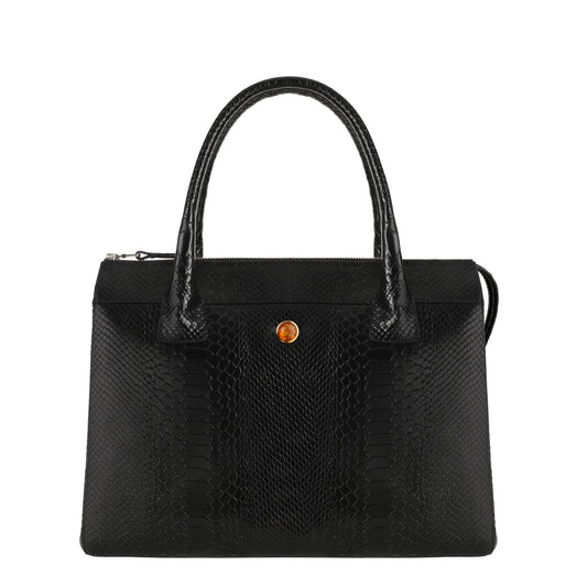 JADE BLACK leather women's handbag