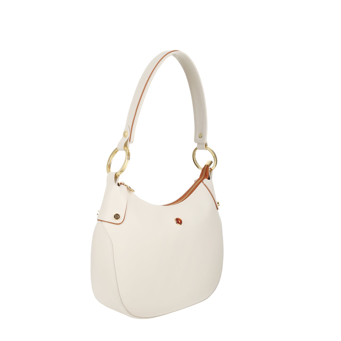 Sillari napa ecru women's leather bag