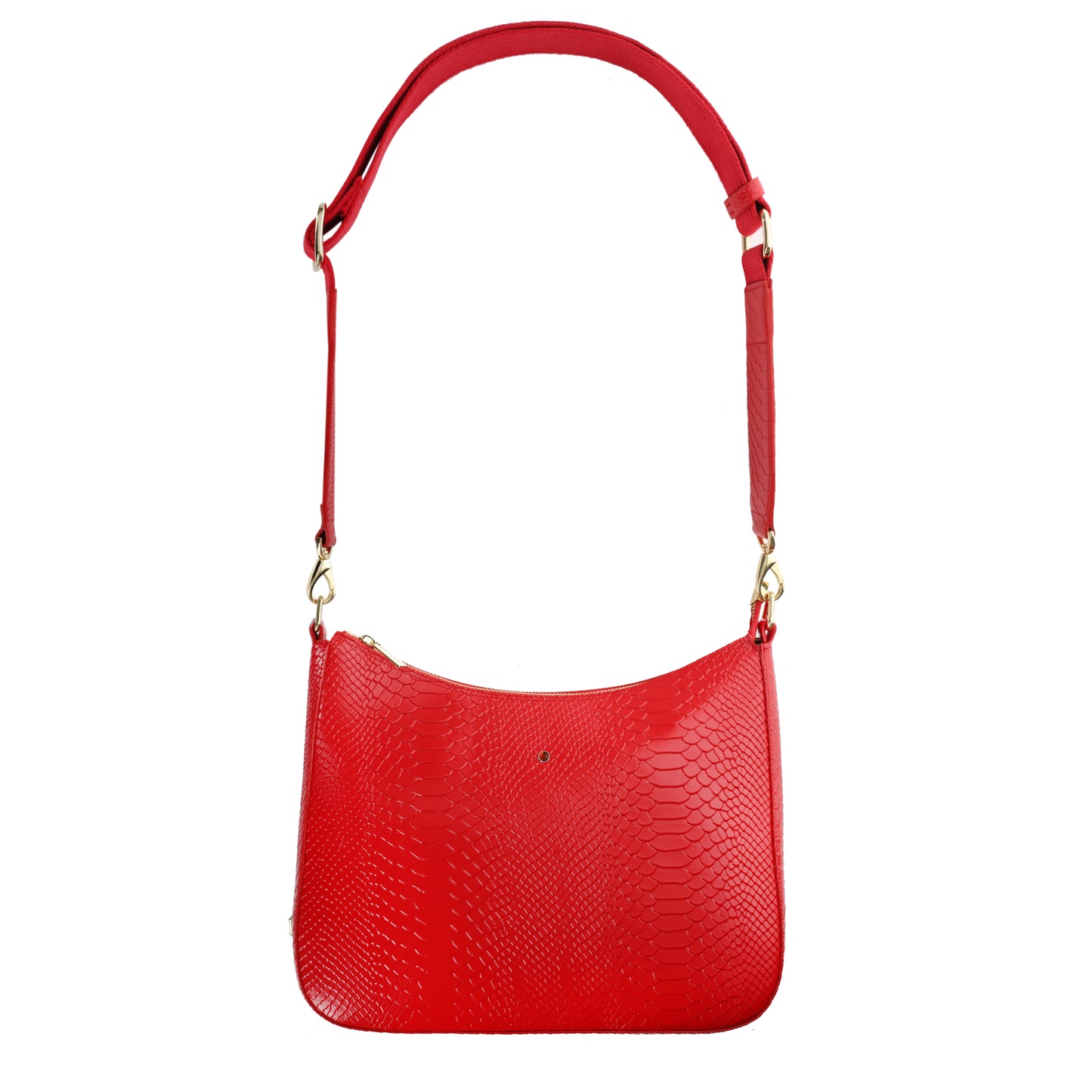 Elysee red women's leather handbag