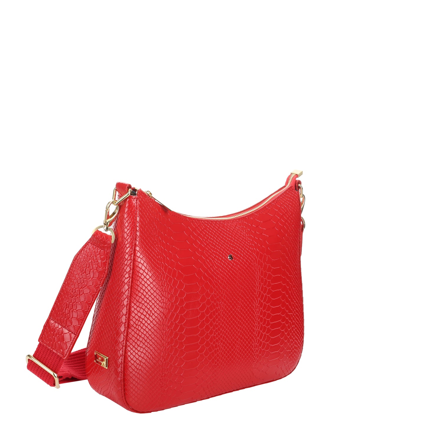 Elysee red women's leather handbag