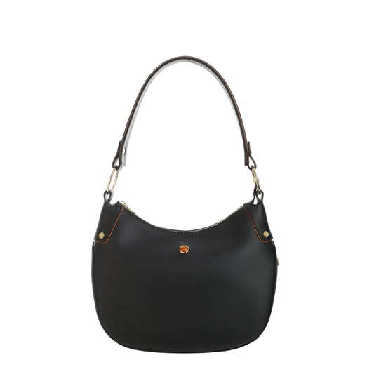 Sillari napa black women's leather handbag