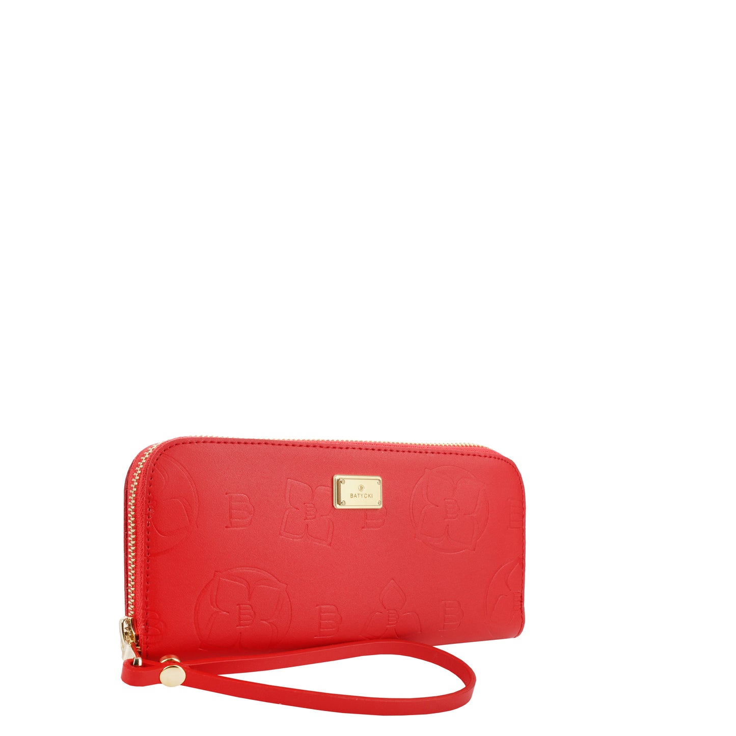 Cartera mujer de napa roja