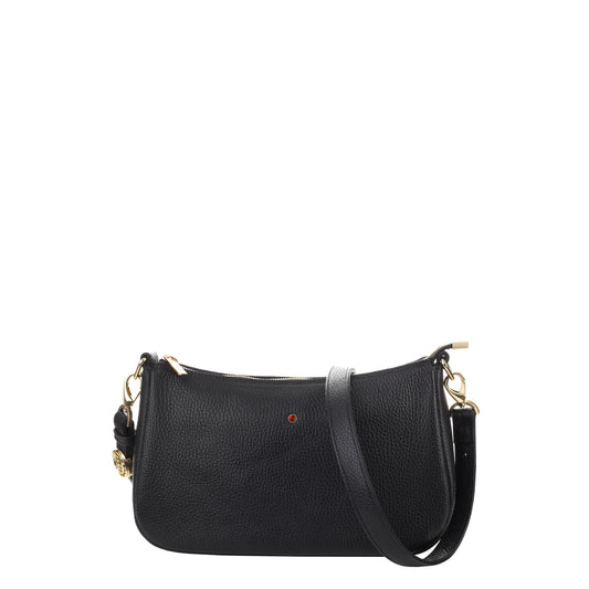 Schwarze Damenhandtasche aus Leder von Nicole Floter
