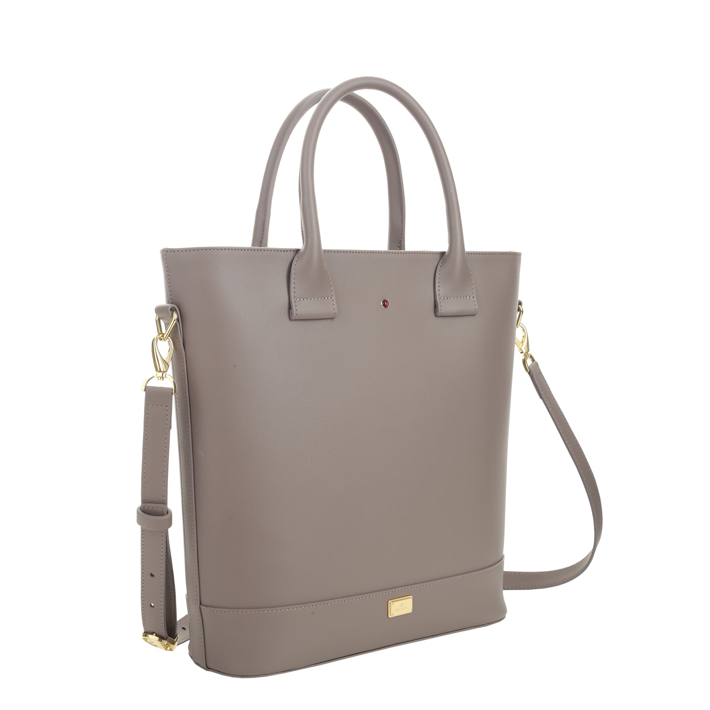 Tassi nappa taupe women's leather bag