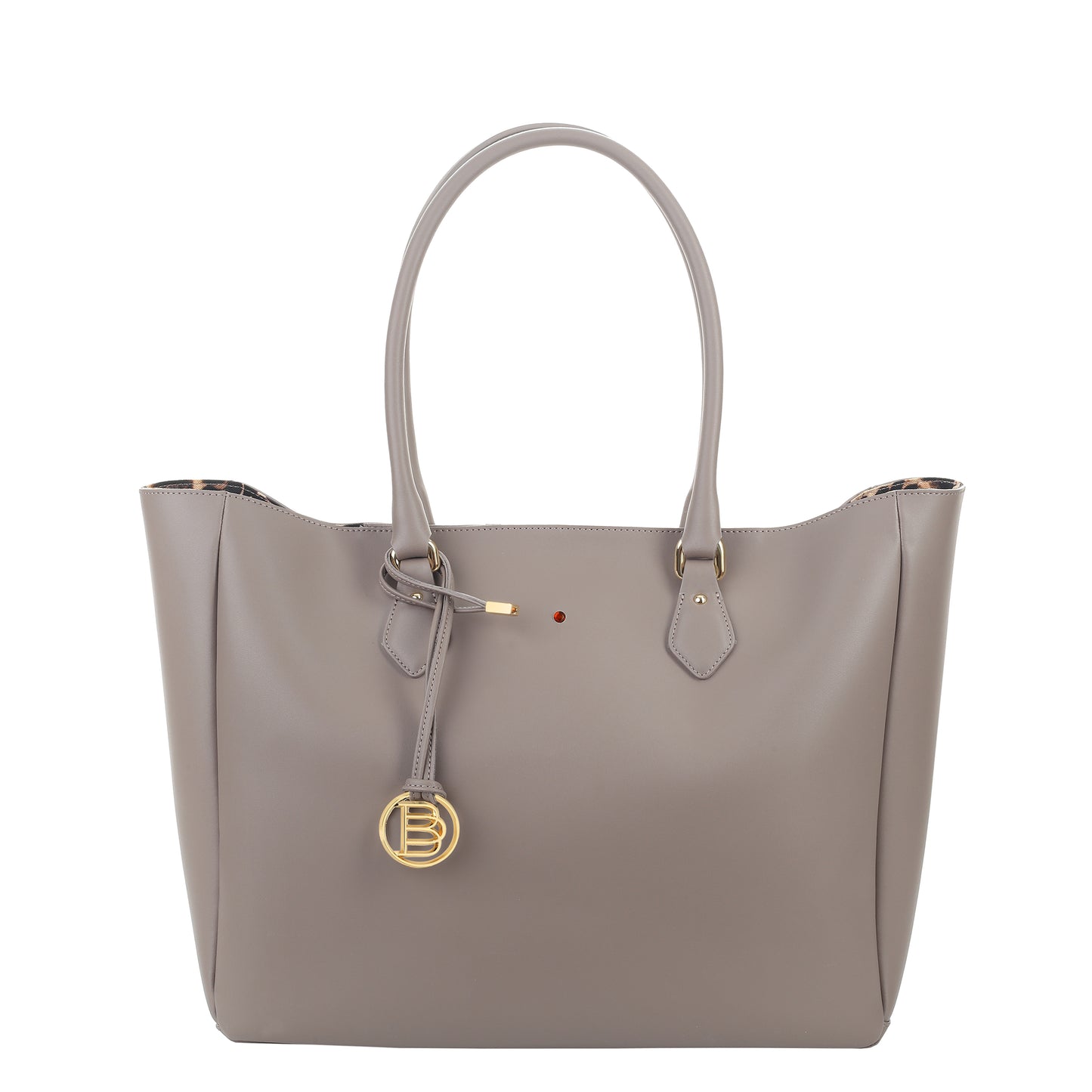 Women's leather bag Mamma nappa taupe