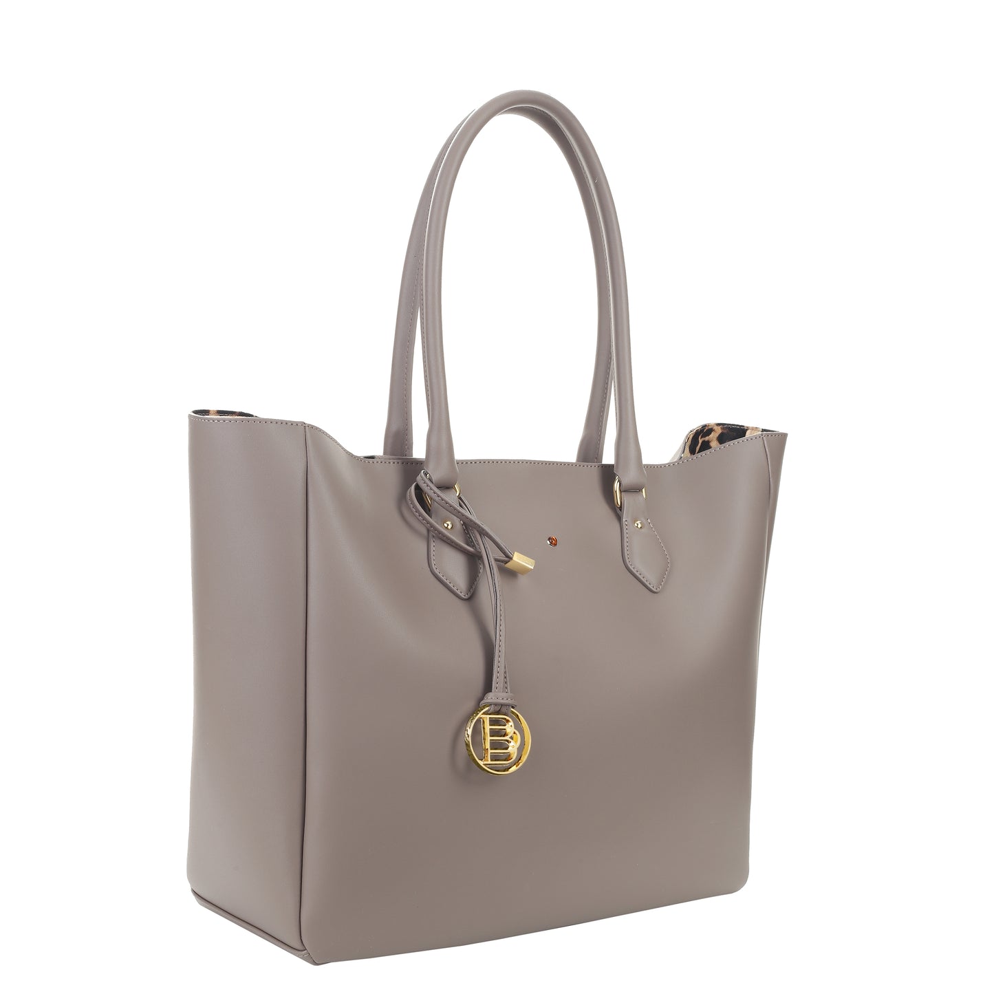 Women's leather bag Mamma nappa taupe