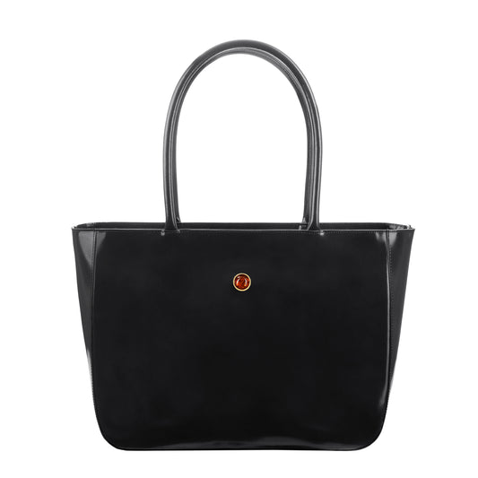 Torebka damska skórzana Carica specchio black