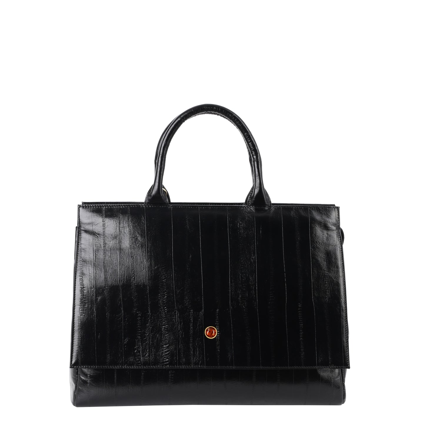 Kora eel black women's leather handbag