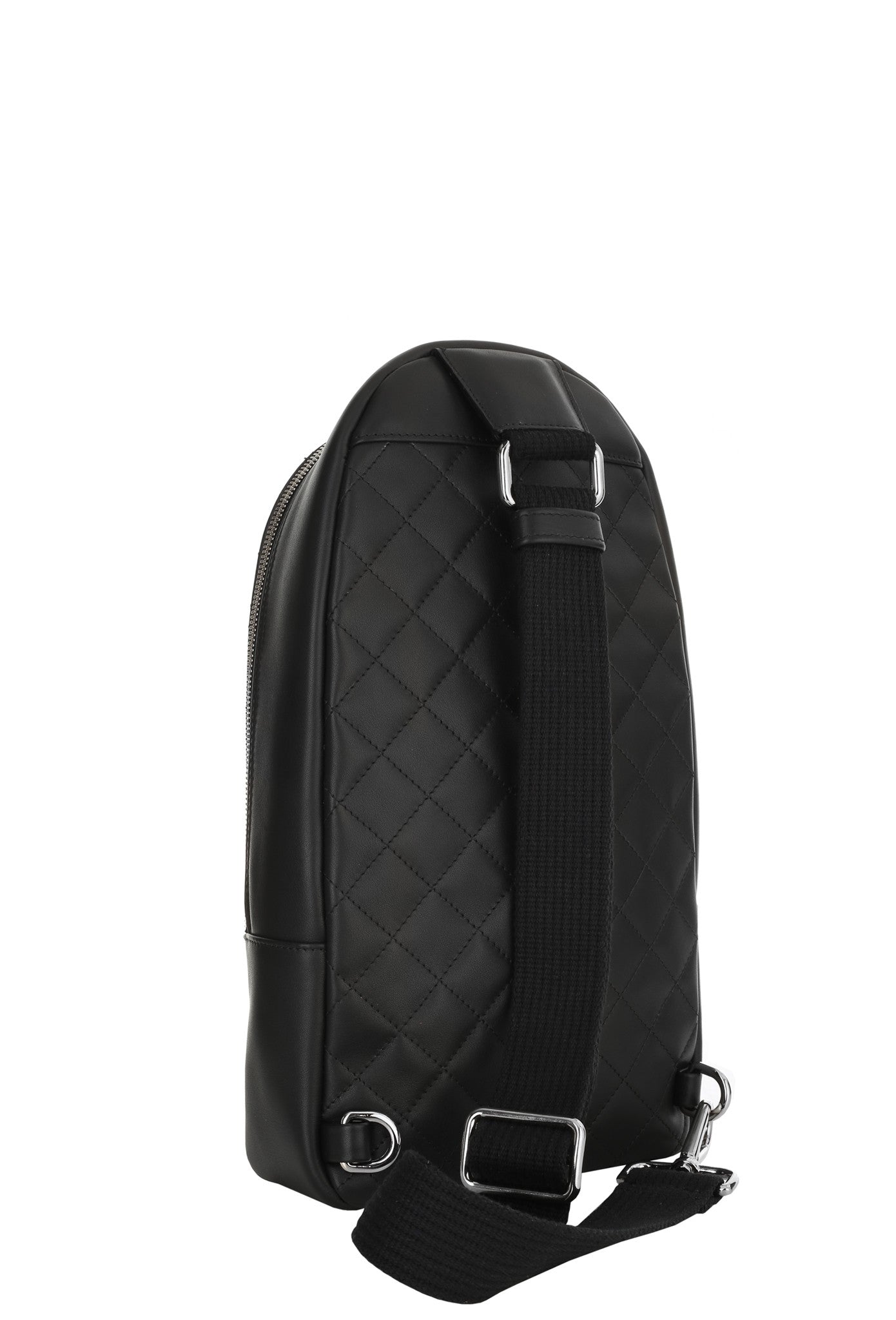 BE TRAVELING NAPA BLACK leather backpack