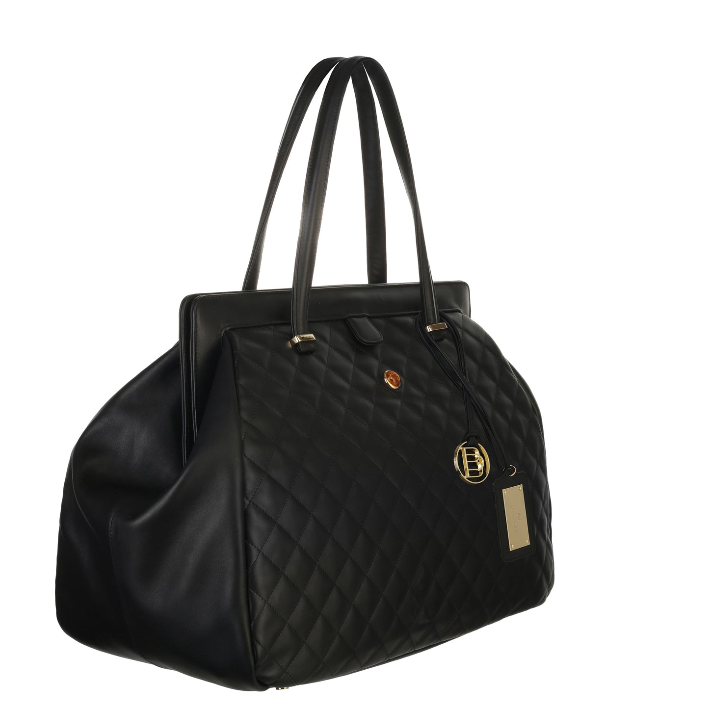 EMMA NAPA BLACK women's leather handbag