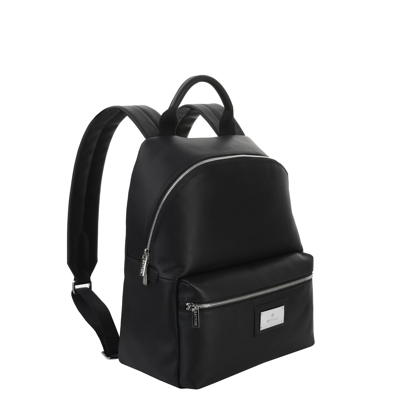 Men's napa leather backpack, black