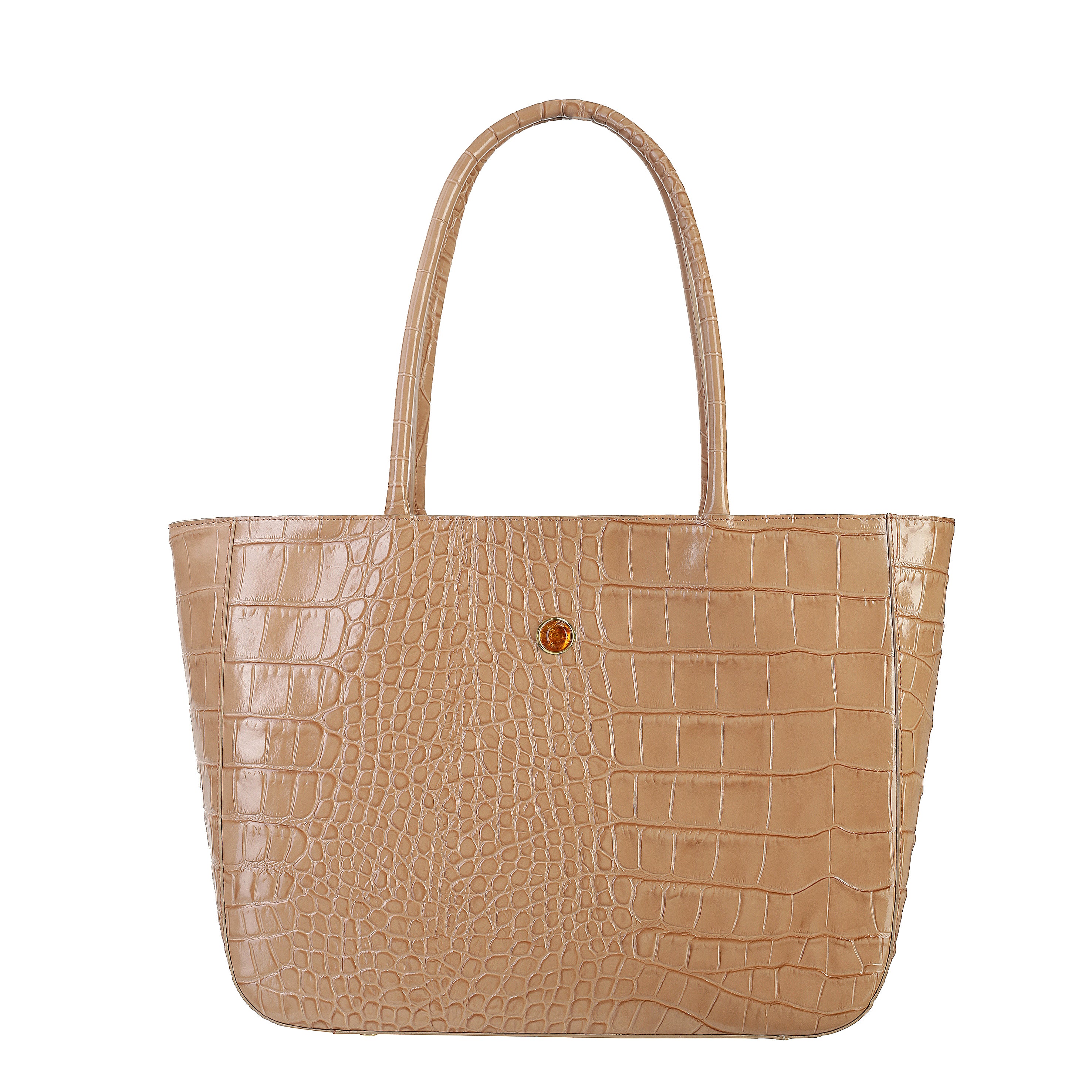 Camel color outlet leather handbag