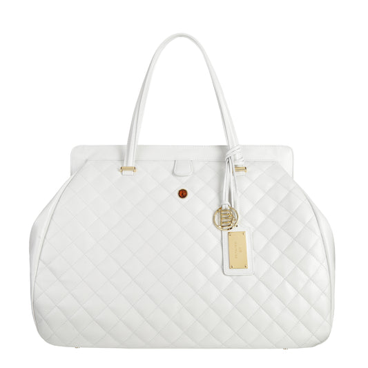 EMMA NAPA WHITE women's leather handbag