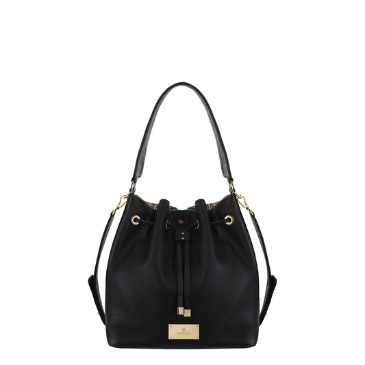 Bolso mujer de piel Be Relaxed floter negro