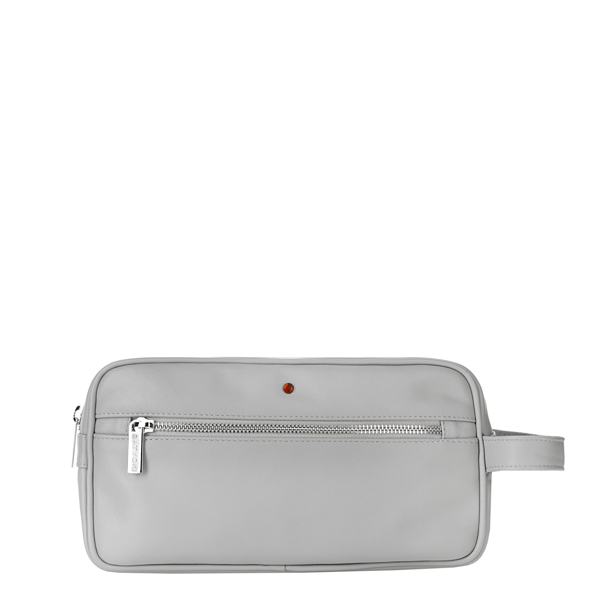 NAPA GRAY leather men's cosmetic bag Batycki.eu