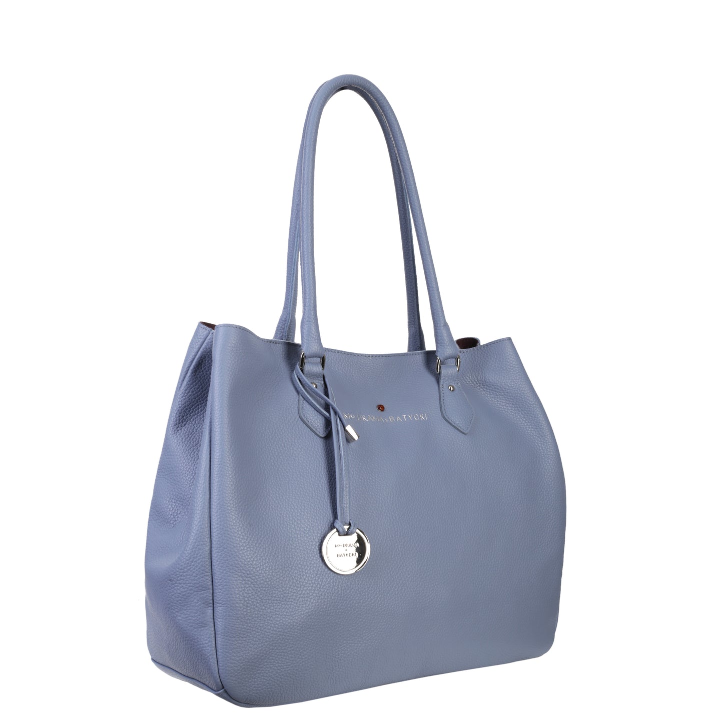 ONE MRS DRAMA x BATYCKI mousse azure women's leather handbag