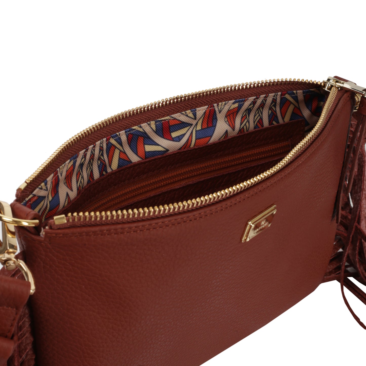 POSSY FLOTER BRANDY women's leather handbag