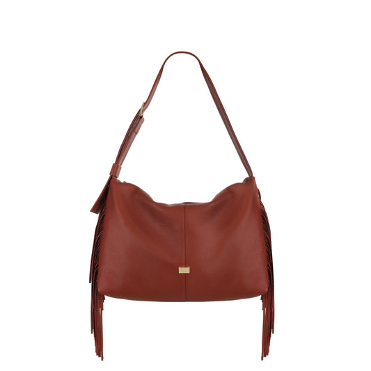 CLOSSY FLOTER BRANDY women's leather handbag