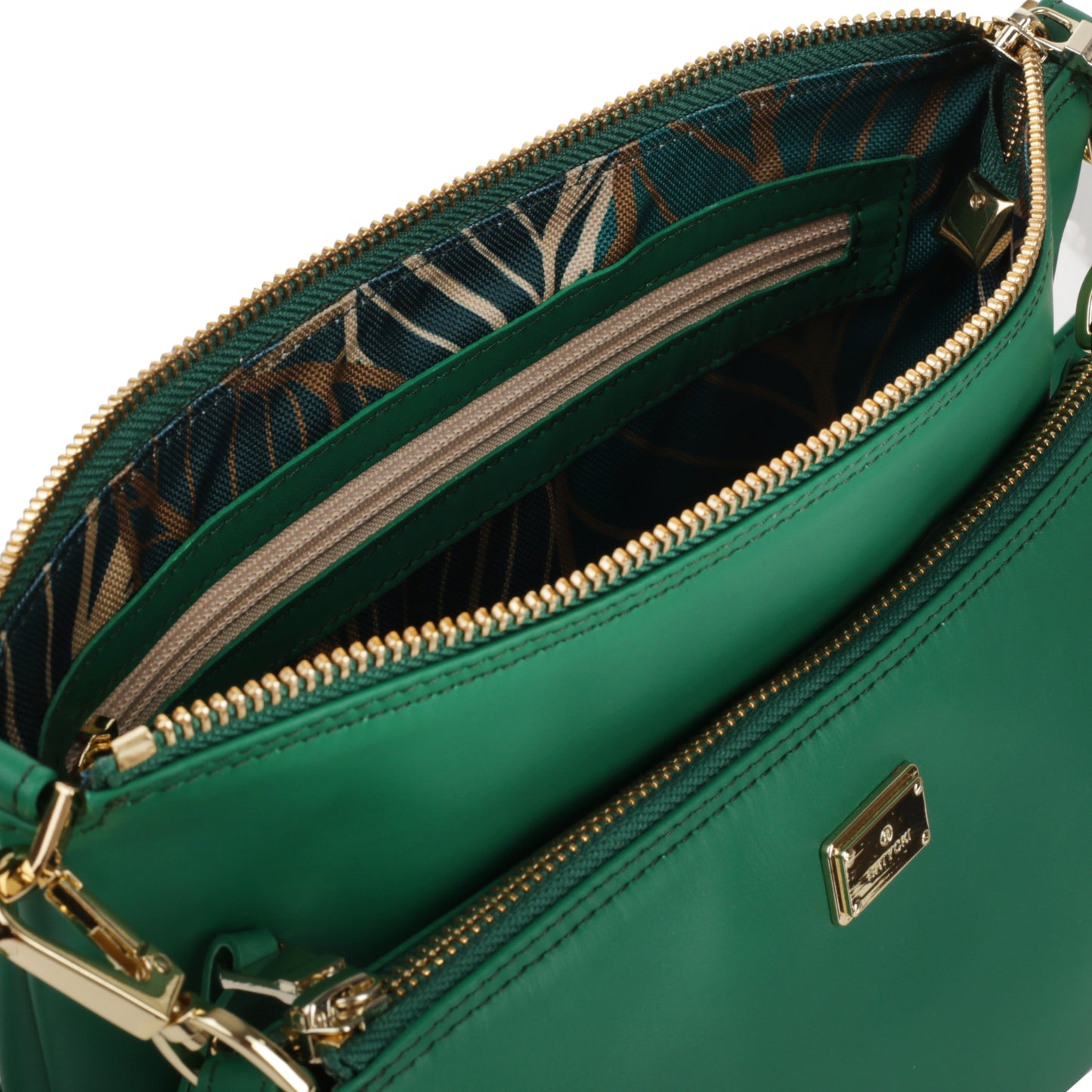 COSMO NAPA GREEN women's leather handbag