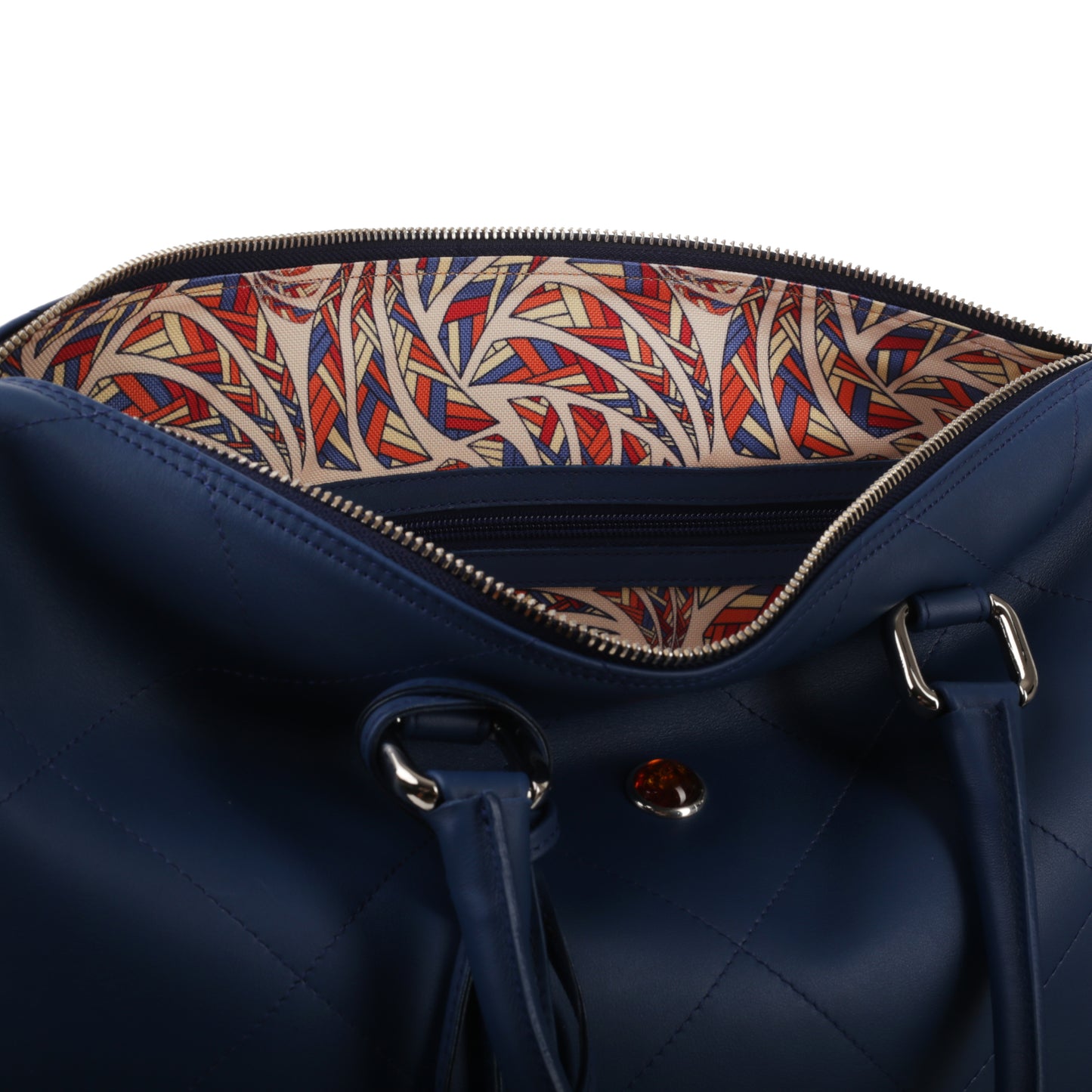 HERRA NAPA NAVY women's leather handbag