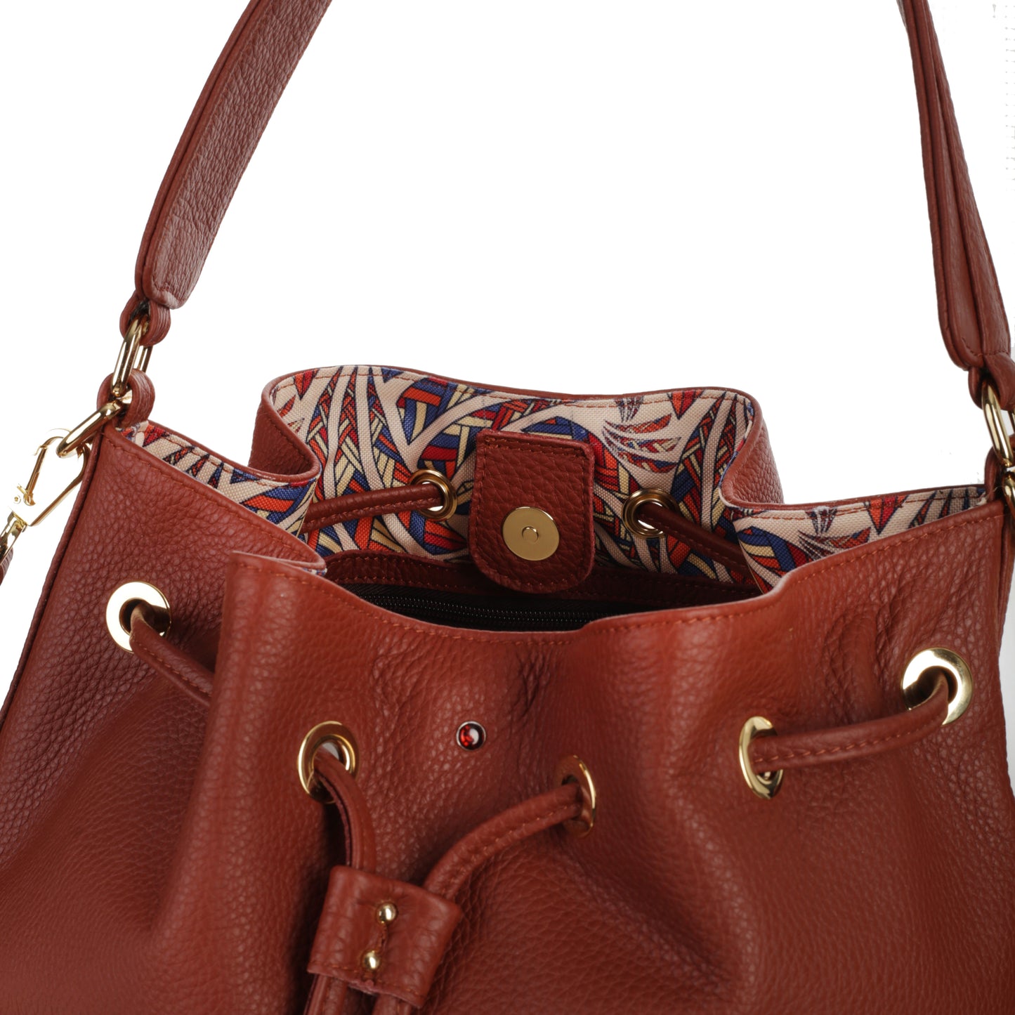 BE RELAXED FLOTER BRANDY women's leather bag