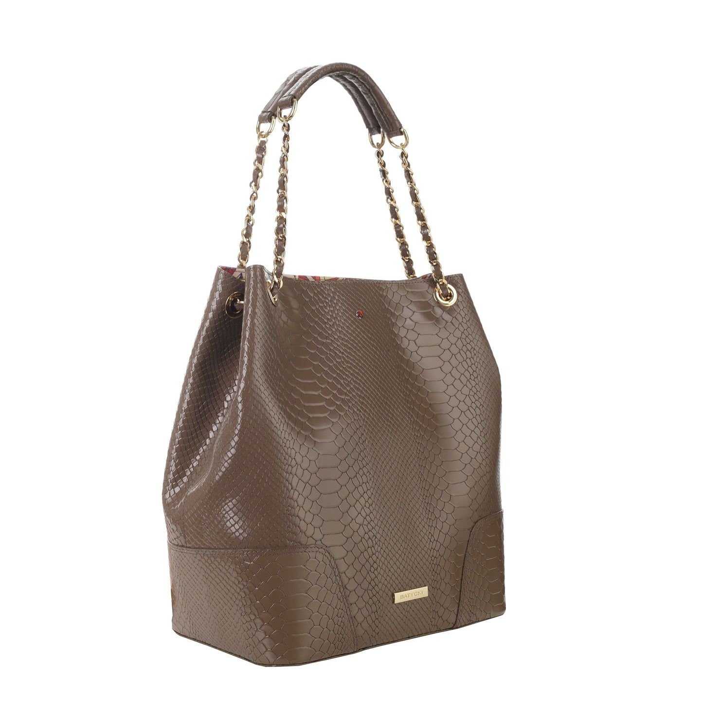 AMELIA MOCCA women's leather handbag