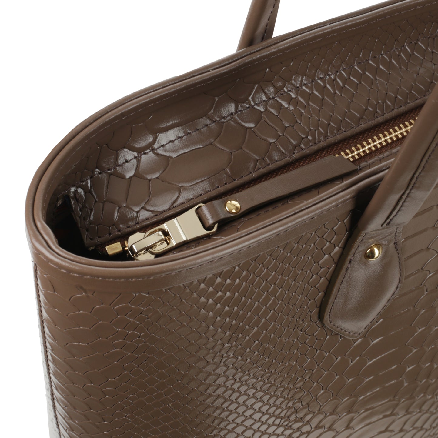 GINA MOCCA women's leather handbag